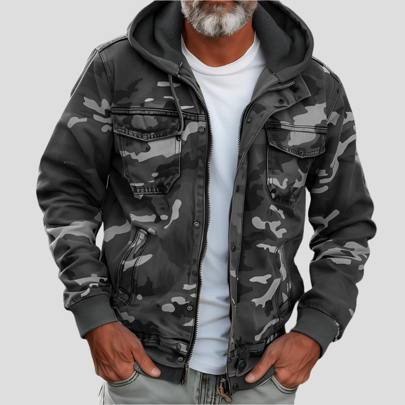 Cargo Hooded Jacket