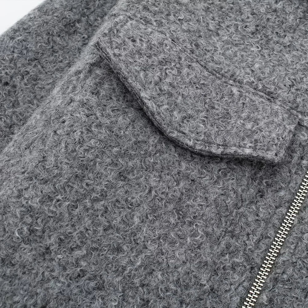 FIORA | Luxe Cropped Wool Jacket