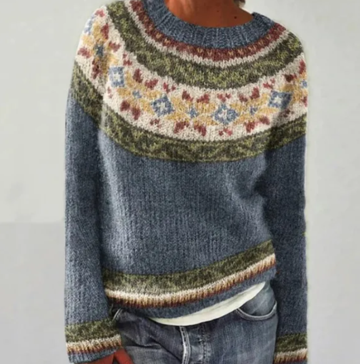 FIORA | Patchwork Pullover