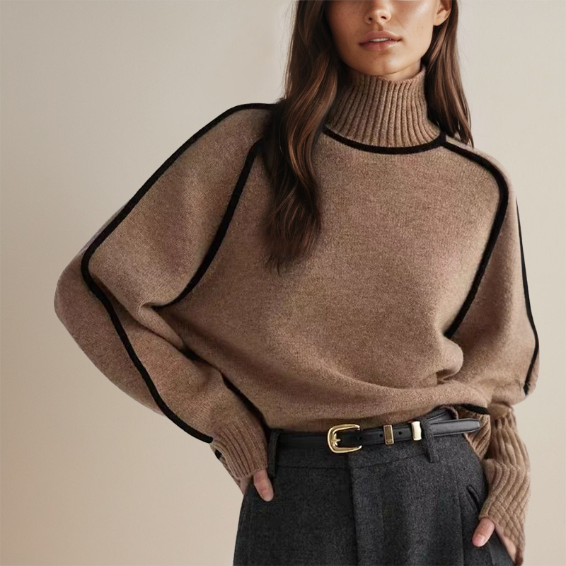 FIORA | Soft Cashmere Turtleneck Sweater