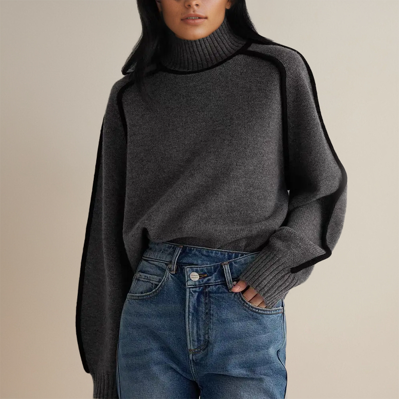 FIORA | Soft Cashmere Turtleneck Sweater