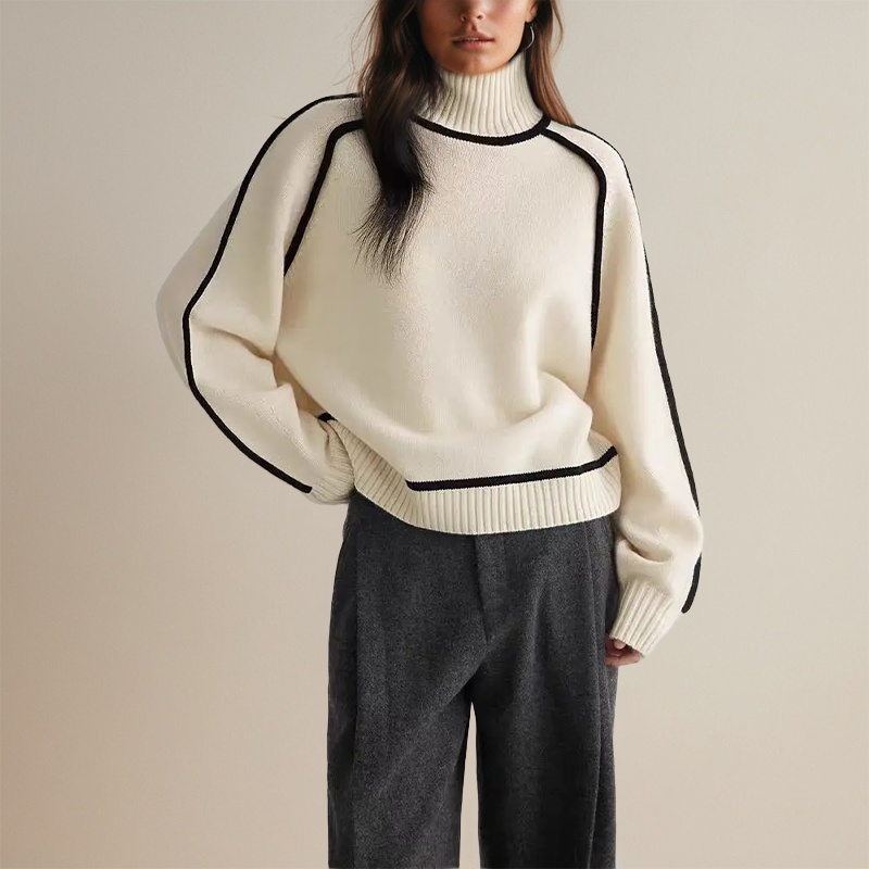 FIORA | Soft Cashmere Turtleneck Sweater