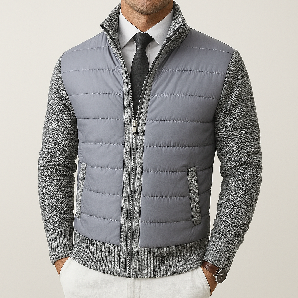 Warm Stand-Up Collar Zipper Jacket